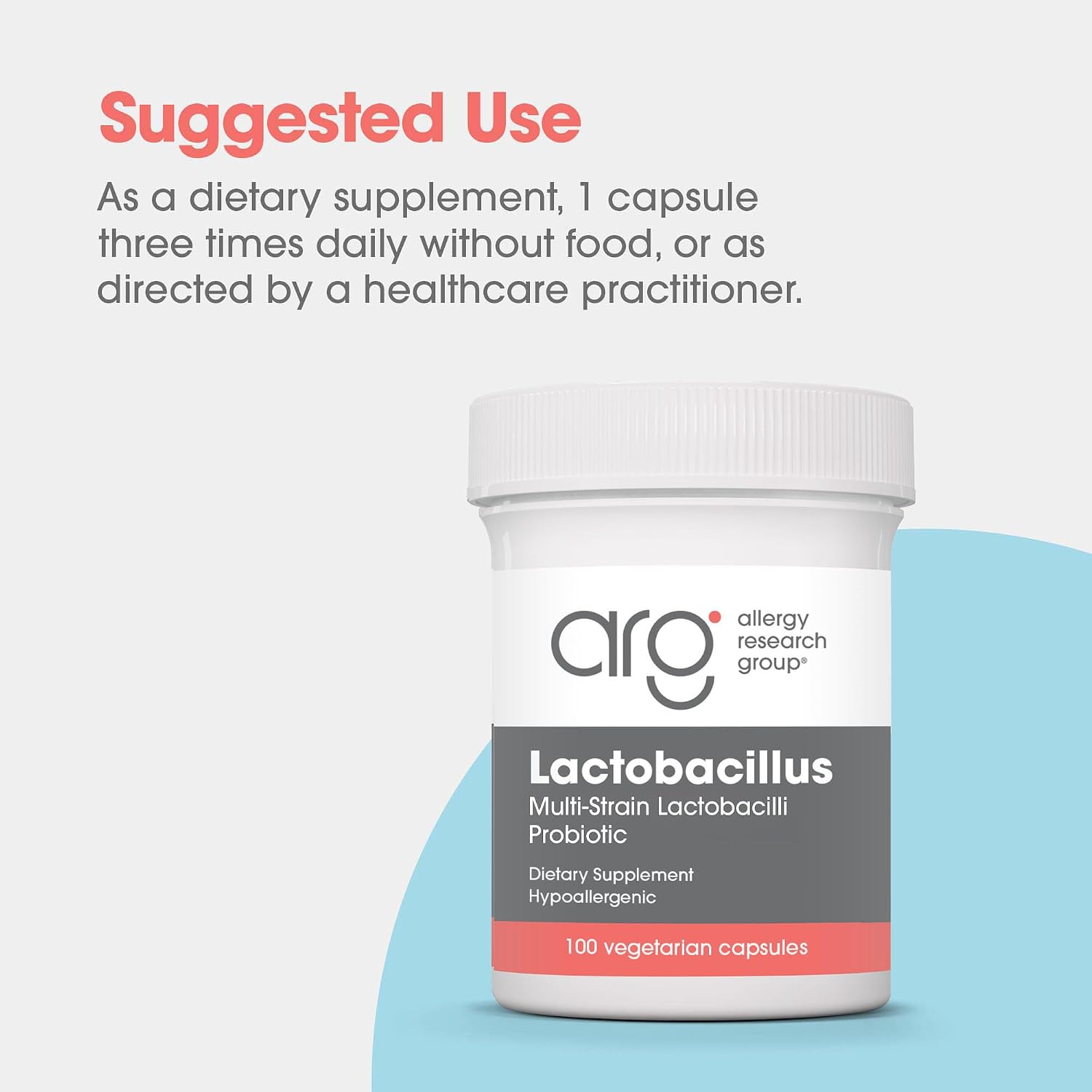 ARG Lactobacillus - Multi-Strain Probiotic Capsules - 100 Capsules - görsel 6
