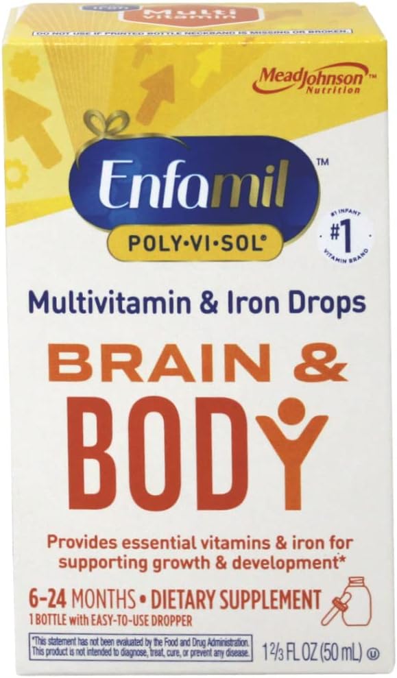 Enfamil Poly-Vi-Sol Multivitamin Supplement Drops with Iron - görsel 1