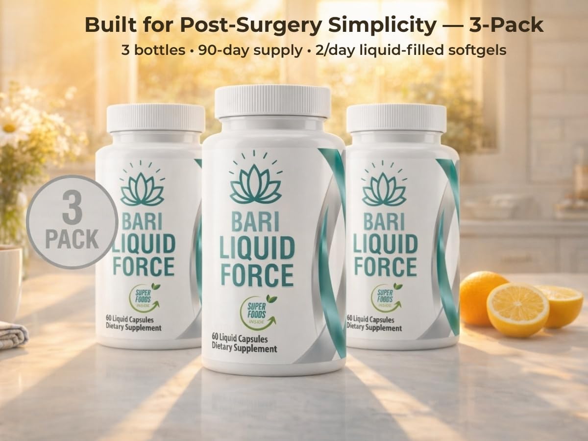 Post Bariatric Multivitamin – 3 Pack of Liquid Force Multivitamin (90-Day Supply) - görsel 2