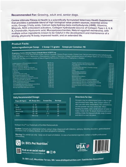 Dr. Bill’s Canine Ultimate Fitness & Health Daily Dog Multivitamin - 680g