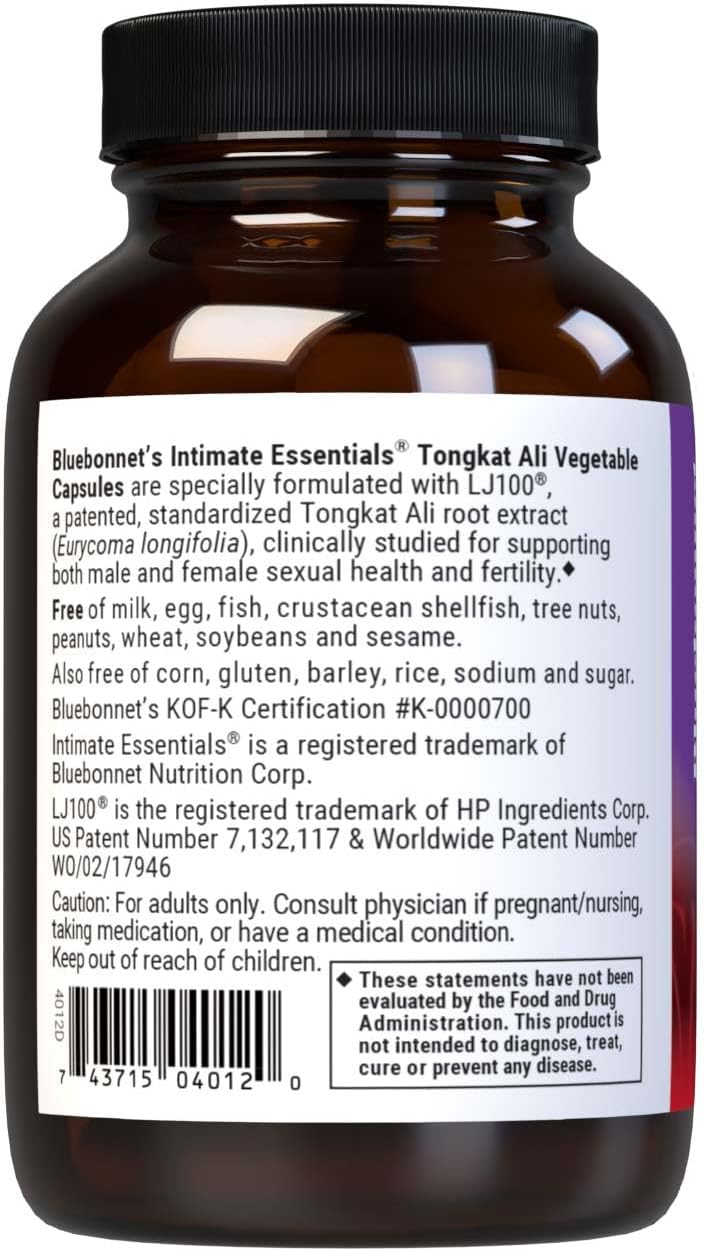 Bluebonnet Nutrition Intimate Essentials LJ100 – 60 Capsules - görsel 9