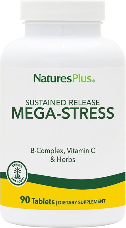 NaturesPlus Mega-Stress Complex, 60 Sustained Release Tablets