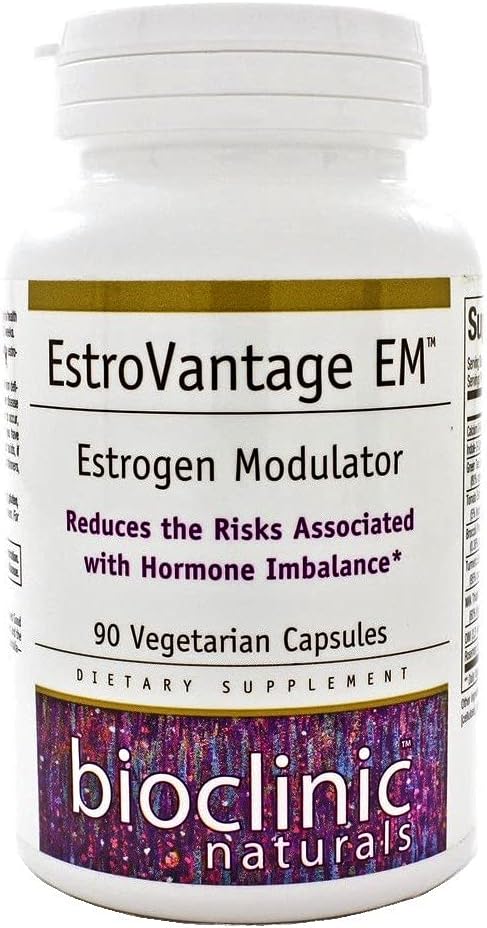 EstroVantage EM - 90 Vegetarian Capsules - Bioclinic Naturals - görsel 1