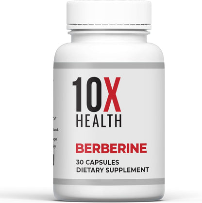 10X Health Berberine Supplement 500mg – Dihydroberberine for Optimised Absorption – 30 Capsules