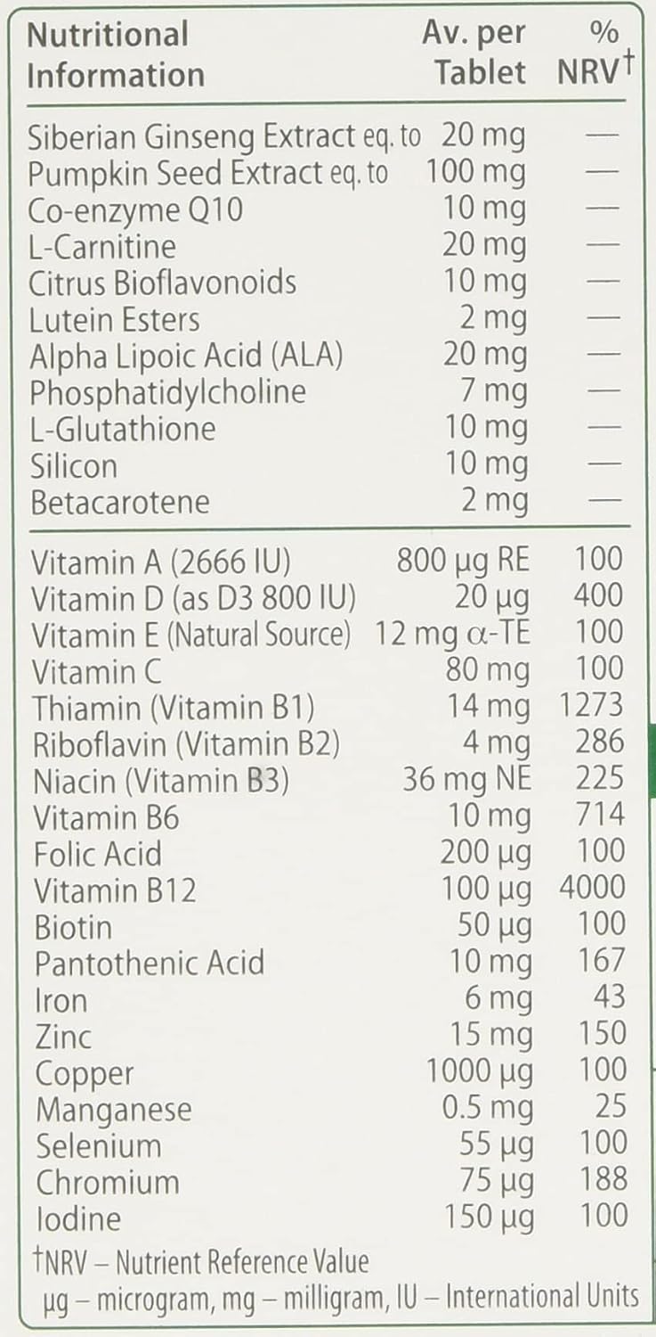 Vitabiotics Wellman 70+ Multivitamin 30 Tablets - görsel 8