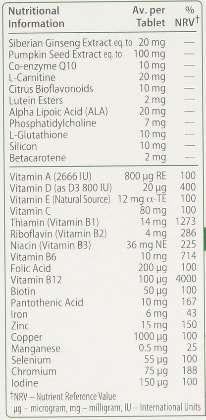 Vitabiotics Wellman 70+ Multivitamin 30 Tablets