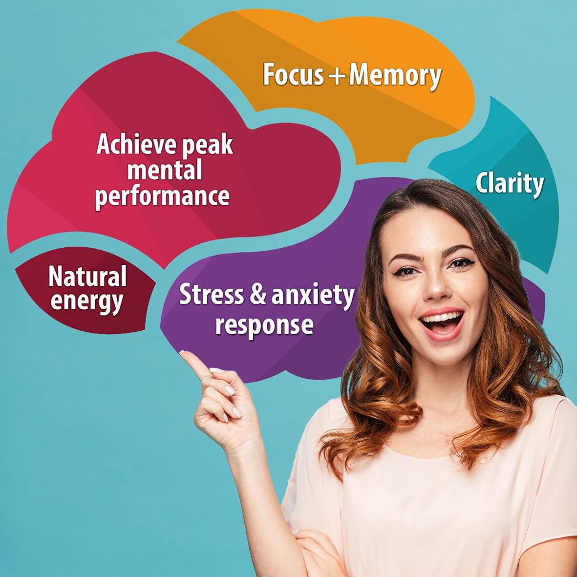 NooMost Brain Booster Supplement - Focus, Memory and Clarity Support - görsel 5