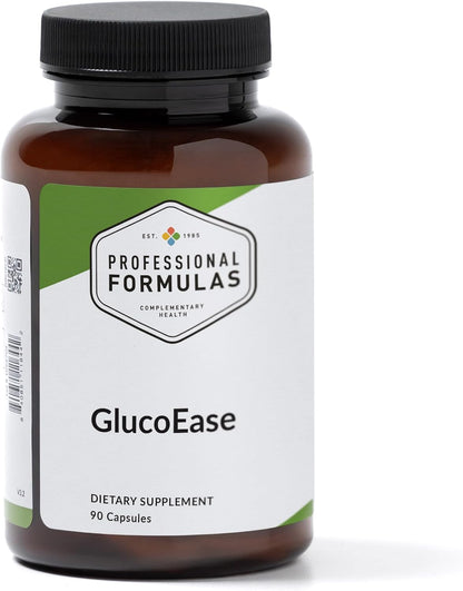 Professional Formulae GlucoEase – Herbal and Mineral Supplement for Normal Glucose Metabolism – 90 Capsules
