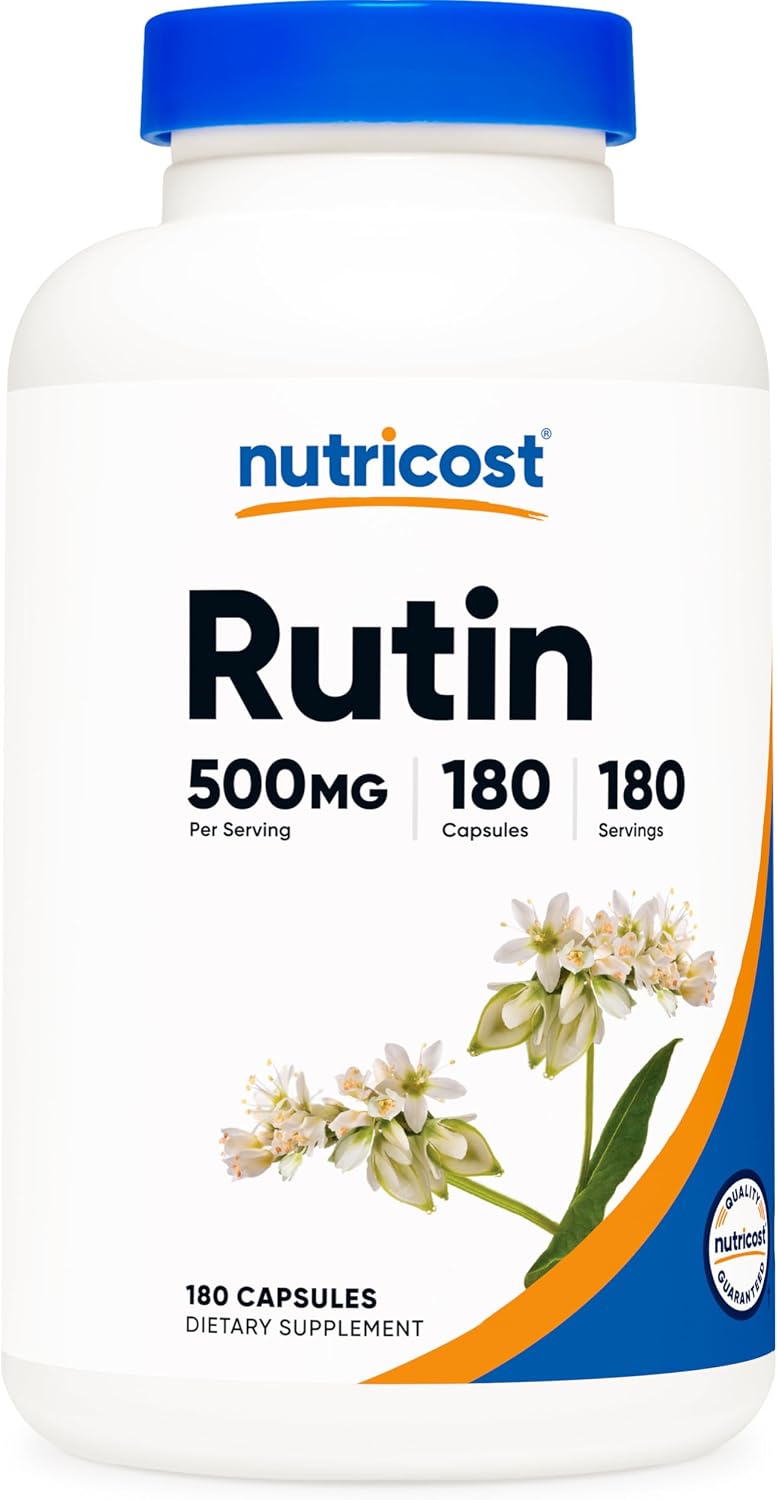 Nutricost Rutin 500mg, 180 Capsules - görsel 1