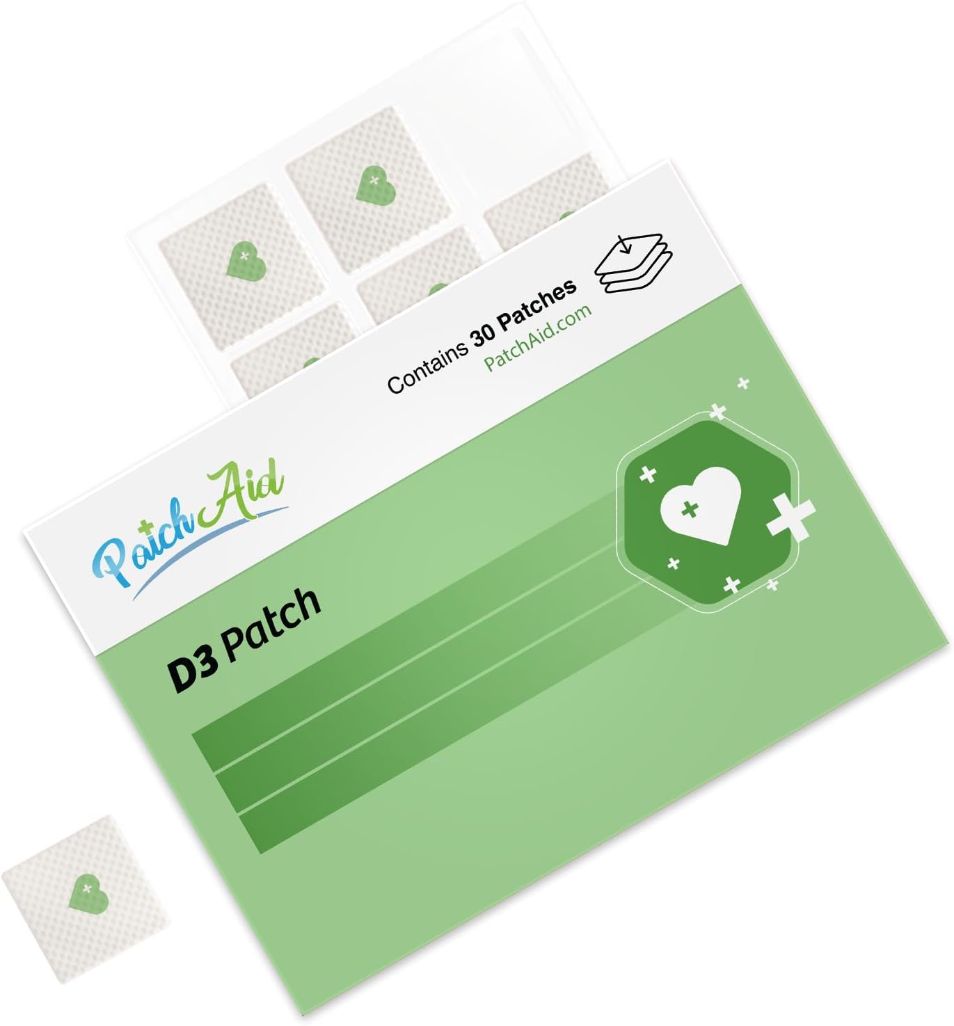 PatchAid D3 Topical Patches 30-Day Supply - görsel 2