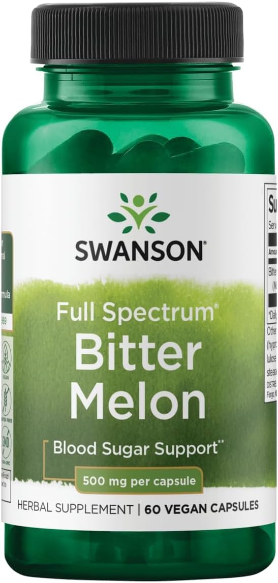 Swanson Full Spectrum Bitter Melon 500 mg - 60 Capsules - görsel 1