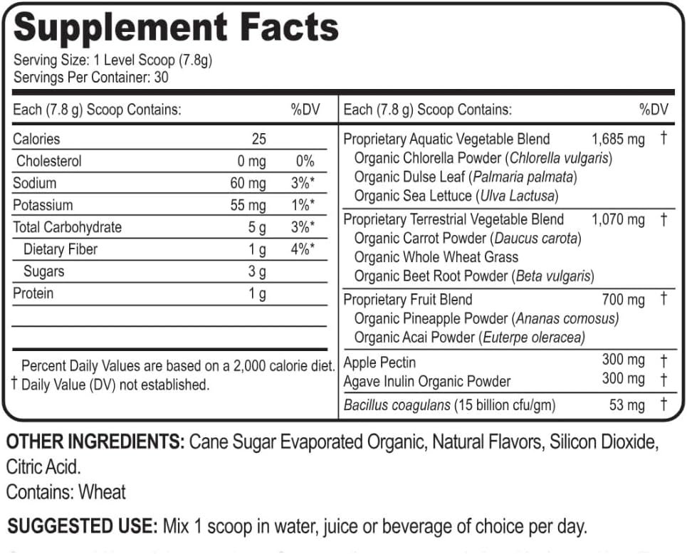 Yummy Greens Drink Mix – Patented Superfood Powder with Probiotic - görsel 2