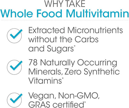 Silver Fern Whole Food Daily Multi Vitamin with Trace Mineral Blend - 2 Bottles, 60 Vegicaps Each (60 Day Supply) – Image 5