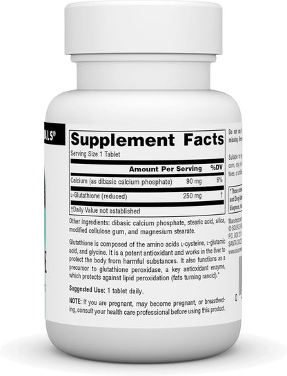 Source Naturals Glutathione 250mg - 30 Tablets