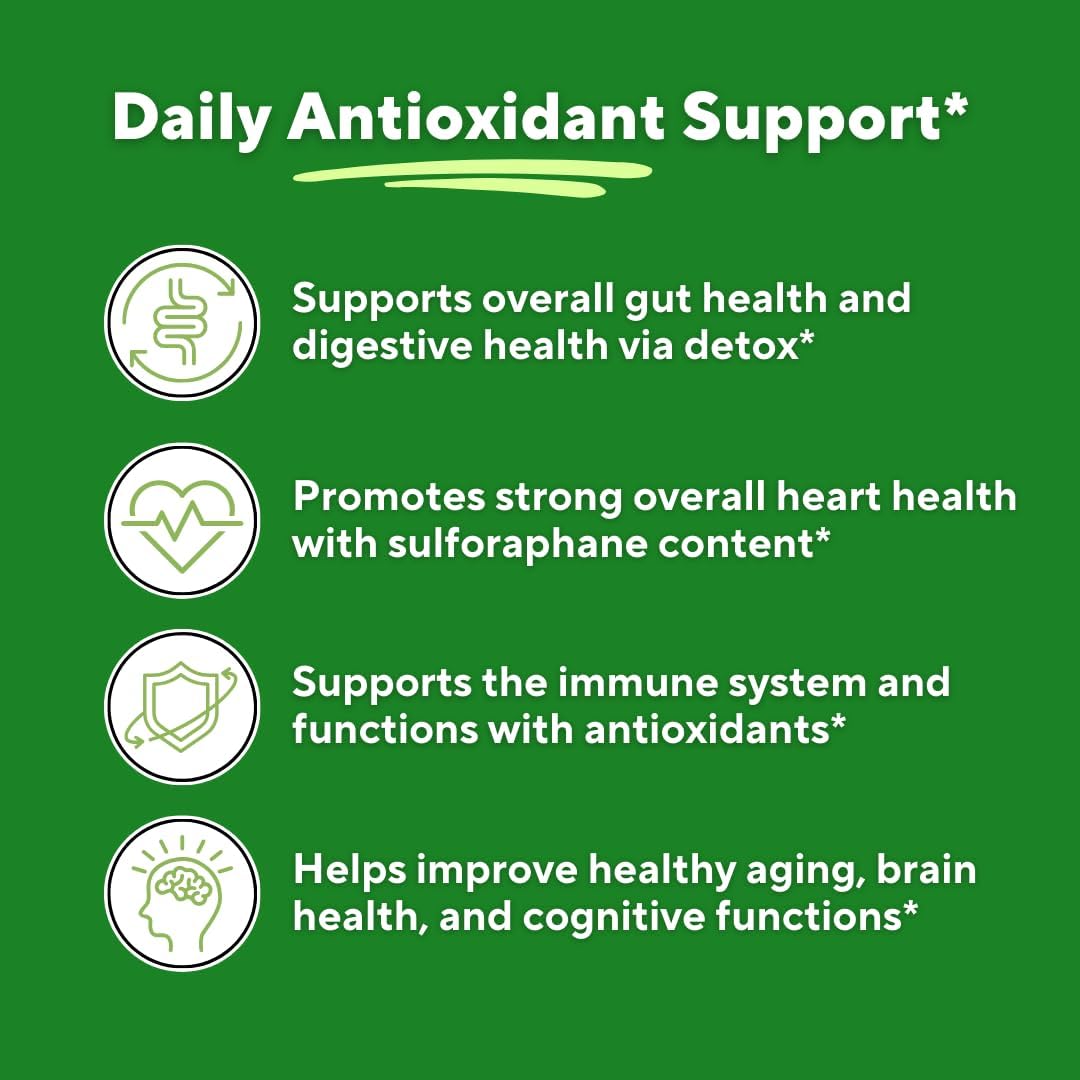 Vitapia Organic Broccoli Sprout & Broccoli Extract Supplement - 120 Vegetable Capsules - görsel 4