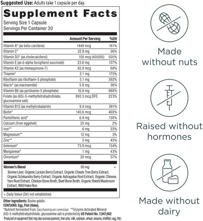 Ancient Nutrition Women's 1-Day Multivitamin, 30 CT