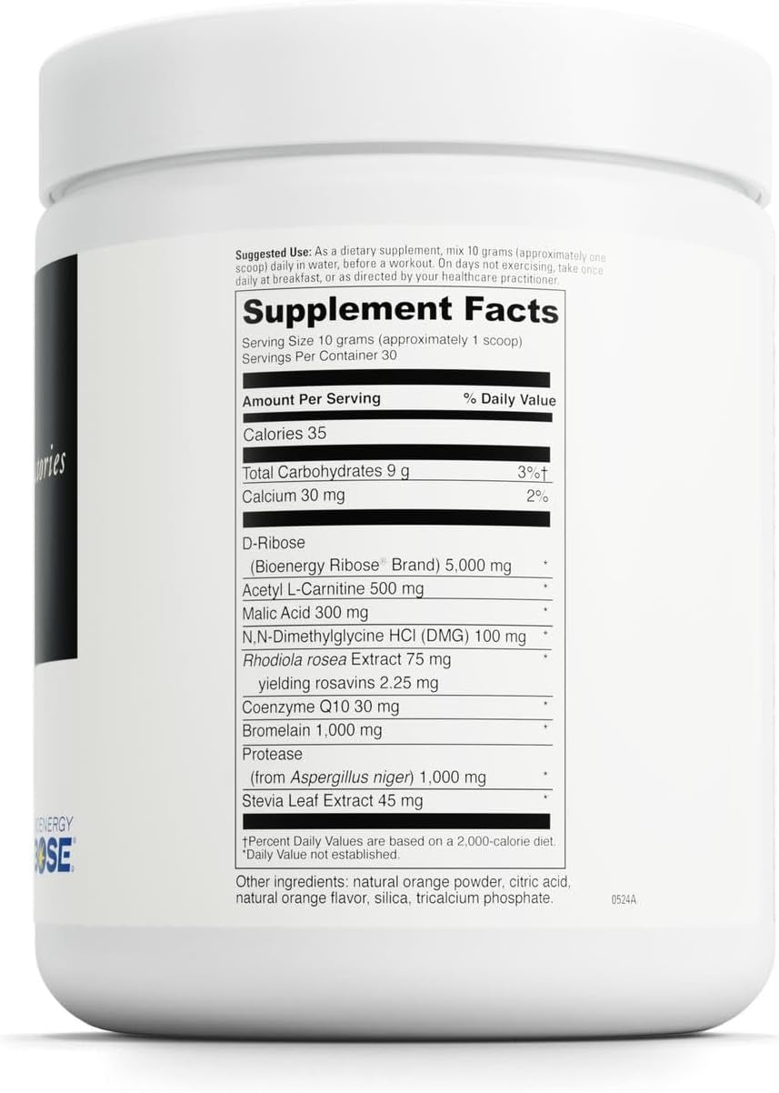 DAVINCI Labs Mito-Fuel with D-Ribose – Muscle Recovery & Energy Powder (300g, 30 Servings) - görsel 2