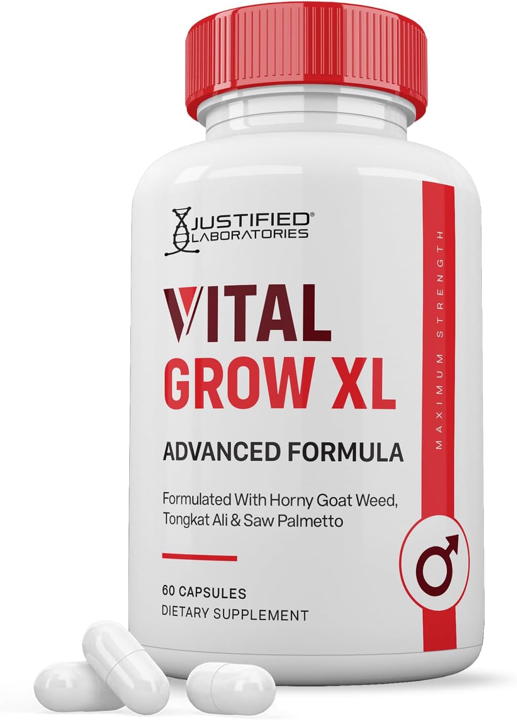 Vital Grow XL Capsules – 3 Pack, 1484mg Advanced Formula for Men (180 Capsules) - görsel 9