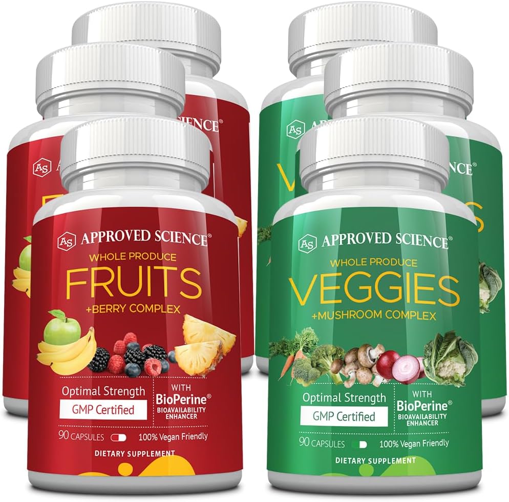 Approved Science Fruit & Veg - 42 Whole Fruit & Veg Supplement - 90 Capsules - görsel 9