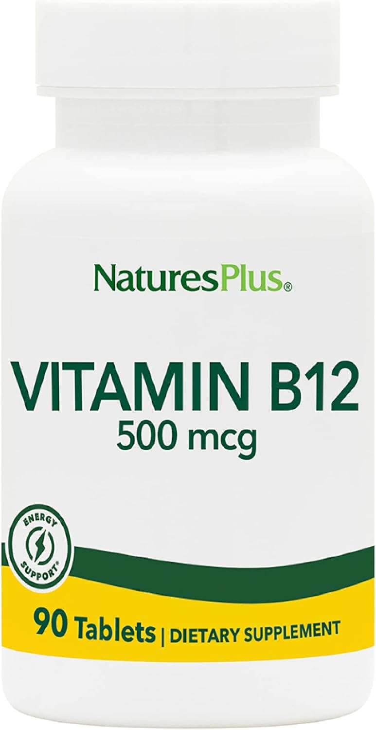 Nature's Plus Vitamin B12 1000 mcg – 90 Tablets – Methylcobalamin – Energy Support - görsel 10