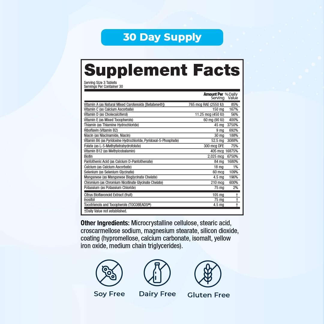 VitaMedica Energy Support Multivitamin w B Complex - 90 Capsules - görsel 5