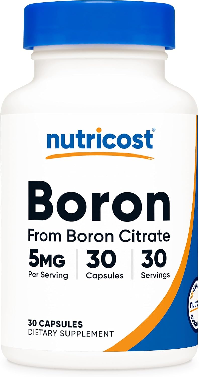 Nutricost Boron Capsules 5mg, 240 Vegetarian Capsules - görsel 7