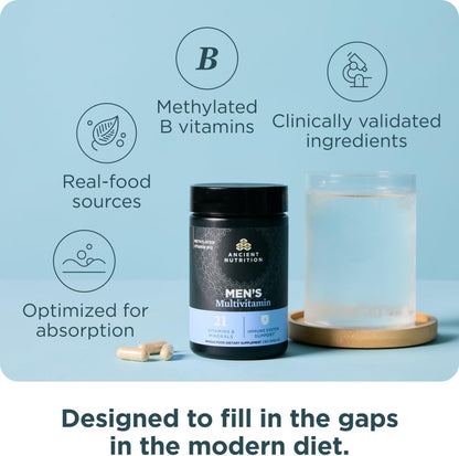 Ancient Nutrition Men's 3-Day Multivitamin, 90 Capsules
