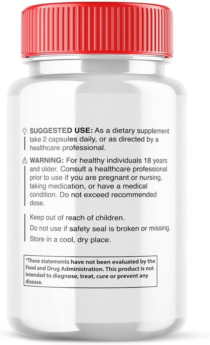 Vitaluxa Glucocyn Support Capsules - Maximum Strength Glycogen Health Formula, 800mg, 60 Capsules - görsel 9