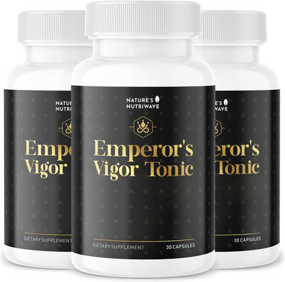 Emperor's Vigour Tonic – Herbal Formula – 60 Capsules, 3 Month Supply