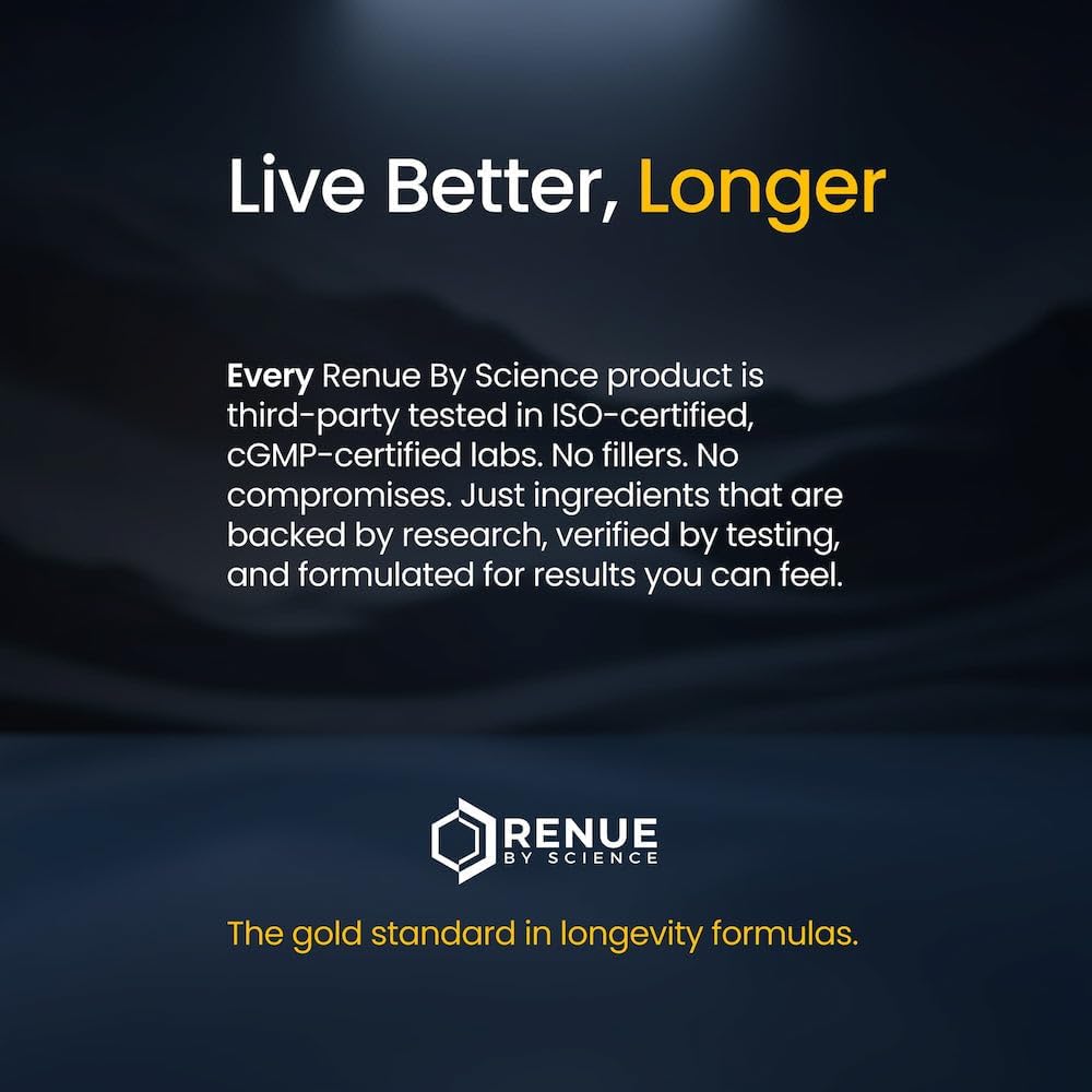 Renue By Science NAD+ Complete - Liposomal NAD Supplement with NMN, NR & Trigonelline (120 Capsules) - görsel 7