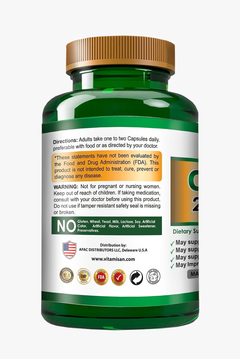 Graviola Soursop, Natural Dietary Supplement. Leaf and Fruit Extract 120 Capsules, High Potency, Made in the USA - görsel 2