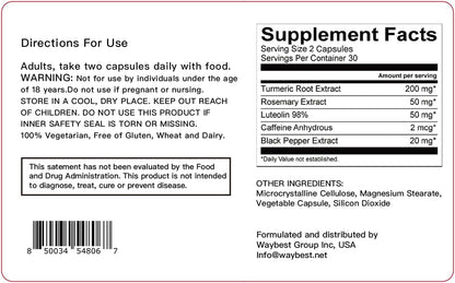 Waybest NRF2 Activator Antioxidant Supplement - 60 Capsules