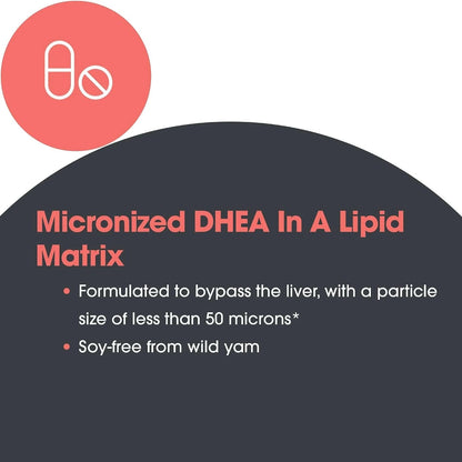 Nutricology DHEA 10 mg - Micronised Lipid Matrix Tablets (60 Tablets)