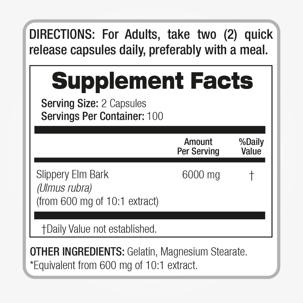 FITO MEDIC'S Lab Slippery Elm Bark Supplement, 200 Capsules - görsel 6