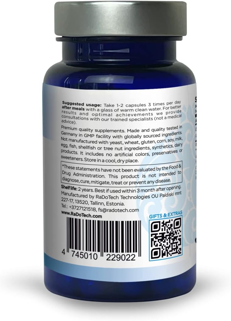 RenoSan Urinary Tract Health Supplement with Olive Leaf Extract, 60 Veg Capsules - görsel 4