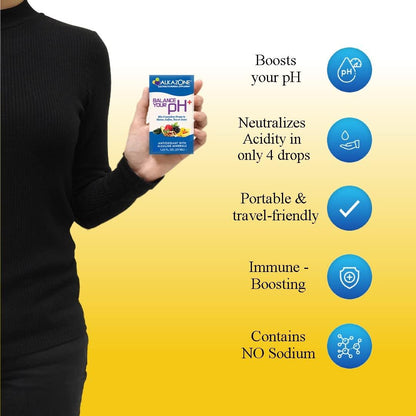 Alkazone Balance Your pH Plus Antioxidants Alkaline Mineral Drops