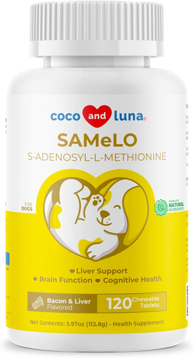 Same for Dogs 120 Tablets - Liver Supplement, Brain & Mood Support | S-Adenosyl-L-Methionine formula - görsel 1