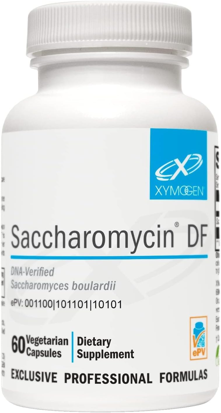 XYMOGEN Saccharomycin 10B - Gut Flora & Digestive Health - 60 Capsules - görsel 1