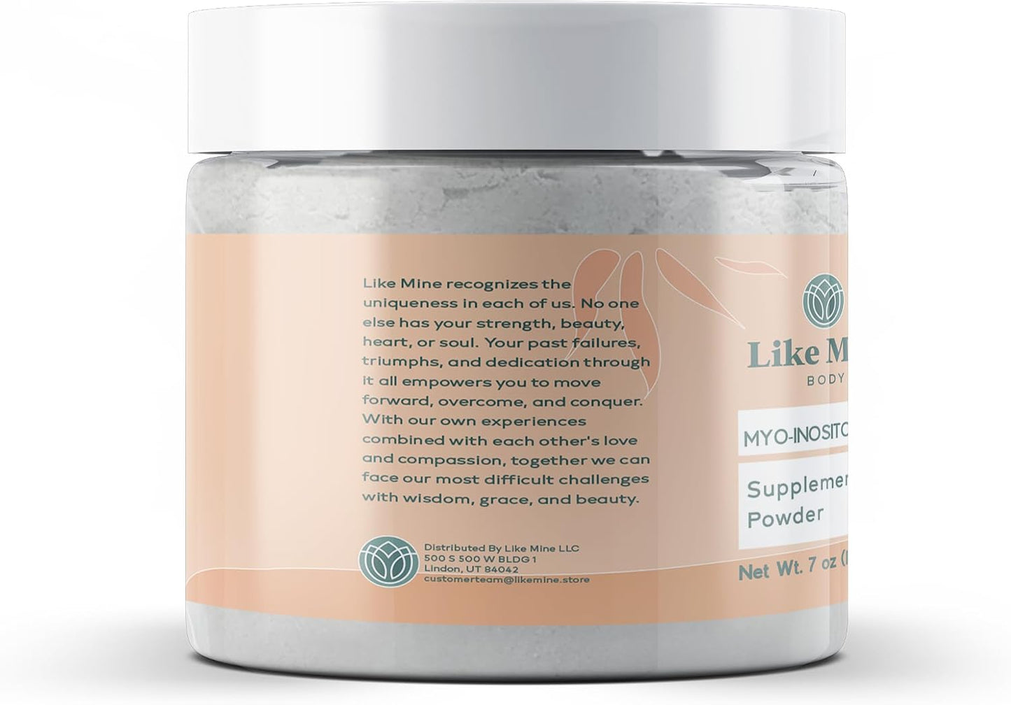 Like Mine Myo-Inositol (200 g) — Pure Vitamin B8 Powder, No Fillers - görsel 3