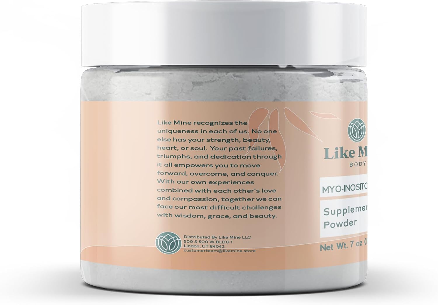Like Mine Myo-Inositol (200 g) — Pure Vitamin B8 Powder, No Fillers - görsel 3