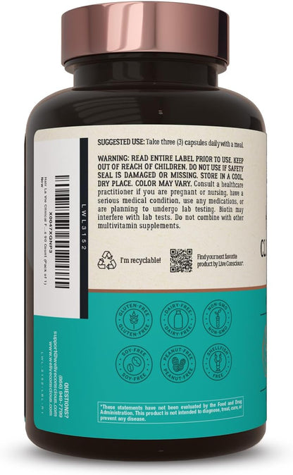 Hair La Vie Clinical Formula Hair Growth Vitamins – with Biotin, Collagen & Saw Palmetto – Image 9