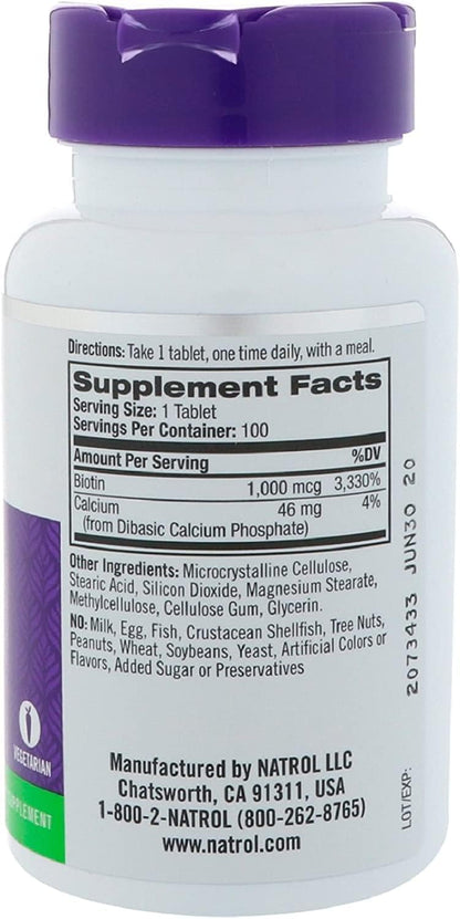 Natrol Biotin Max 10,000mcg