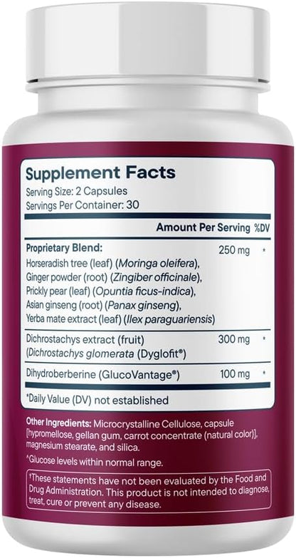 Santo Remedio Berberine, Dietary Supplement, Vegetarian, No Added Sugar, 60 Capsules