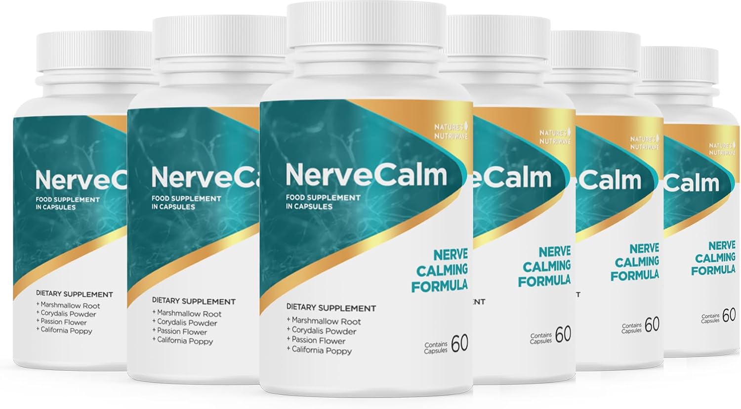 NerveCalm – Passion Flower & Prickly Pear Capsules – 30 Caps, 3 Month Supply | Passion Flower, Prickly Pear & California Poppy | Vegan, Non-GMO, Made in USA | Easy-to-swallow capsule - görsel 10