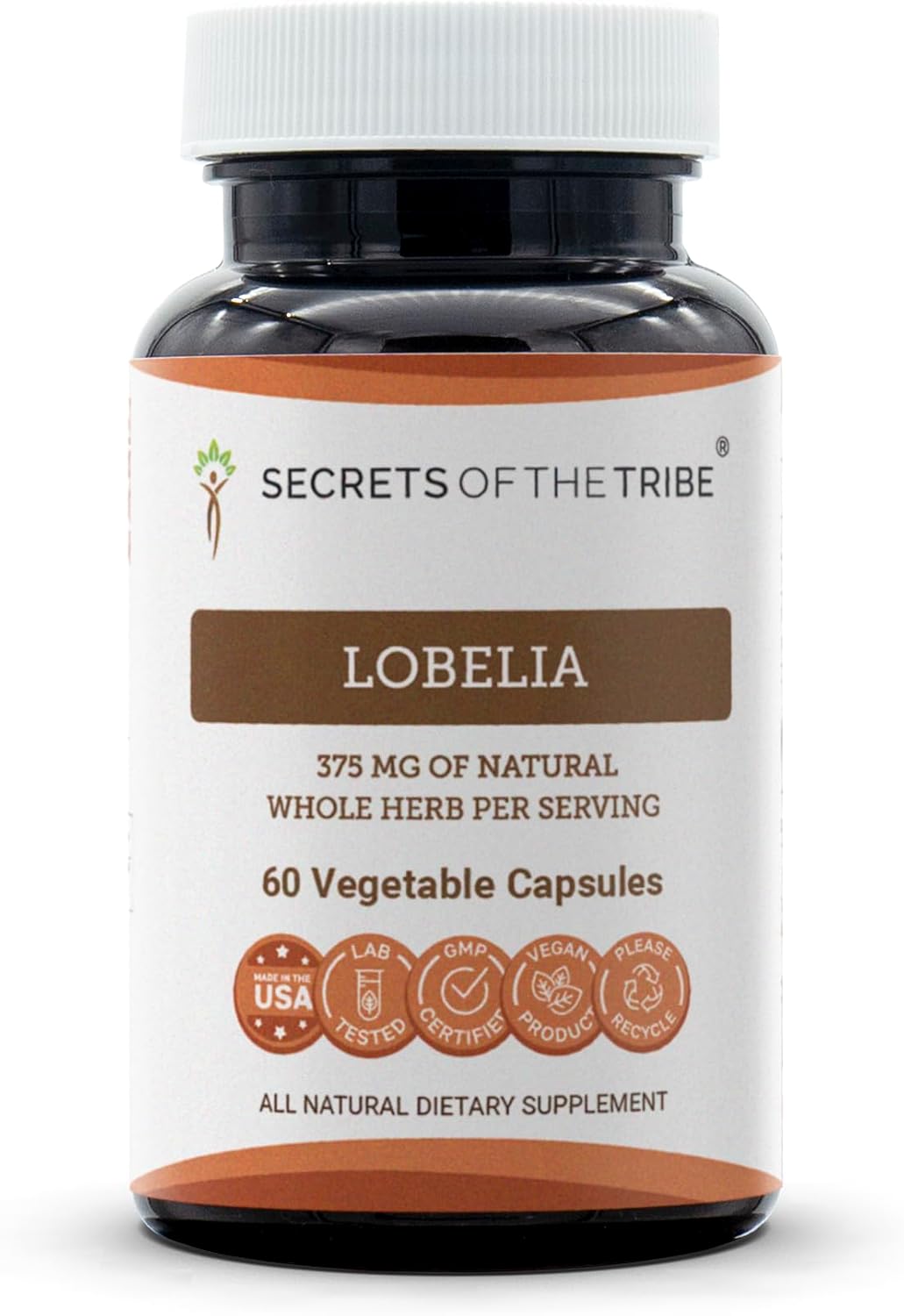 Secrets of the Tribe Lobelia 60 Capsules, 375 mg - görsel 1