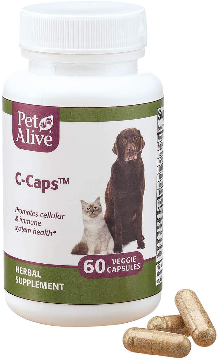 PetAlive C-Caps Immune Support Supplement for Dogs and Cats (2 Pack) - görsel 2