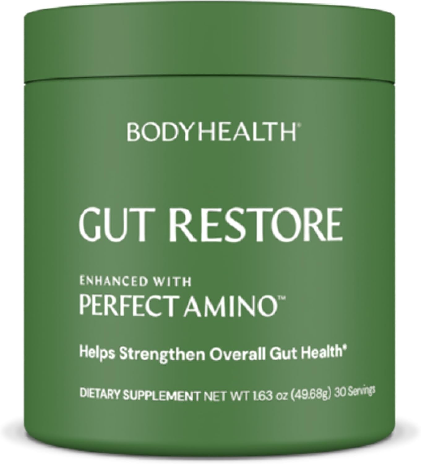 BodyHealth Gut Restore with PerfectAmino, ImmunoLin, and Humic Acid – Gut Health Food Supplement – Unflavoured – 30 Servings - görsel 1