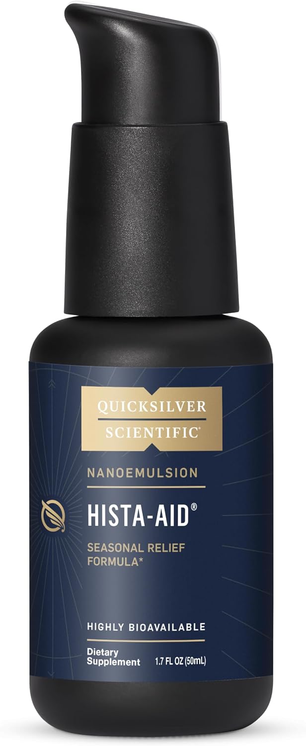 Quicksilver Scientific Nanoemulsified Hista-Aid - Liposomal Vitamin C, DIM, Luteolin & Quercetin Liquid (50ml) - görsel 1