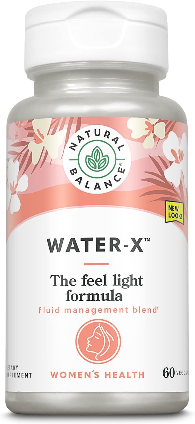 Natural Balance Water-X Women's Fluid Management Blend, 60 VegCaps - görsel 1