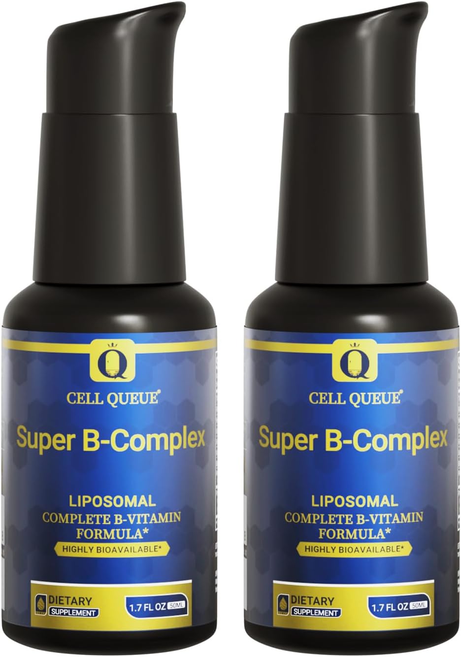 Cellqueue Methyl B Complex Liquid Drops - Liposomal B12, Folate, B6 with Methylated B Vitamins, TMG & Milk Thistle - görsel 1